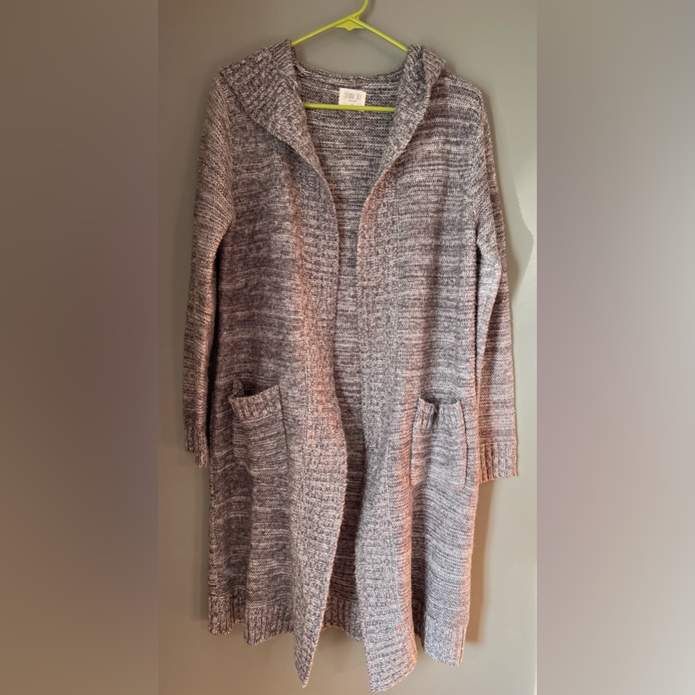 Sienna Sky Duster Hooded Cardigan - size (S)